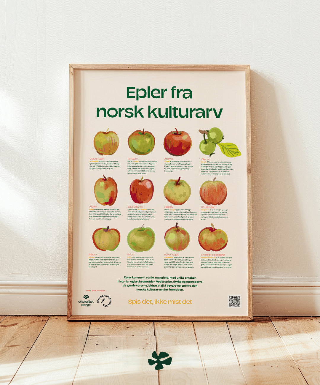 Plakat – Epler fra norsk kulturarv